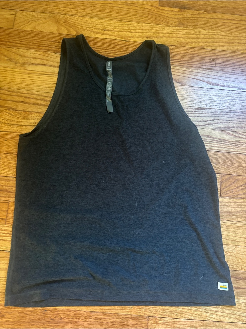 Vuori mens  dark grey Tank Top - Classic Sleeveless tank